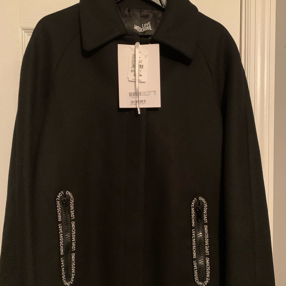 Black Moschino Coat